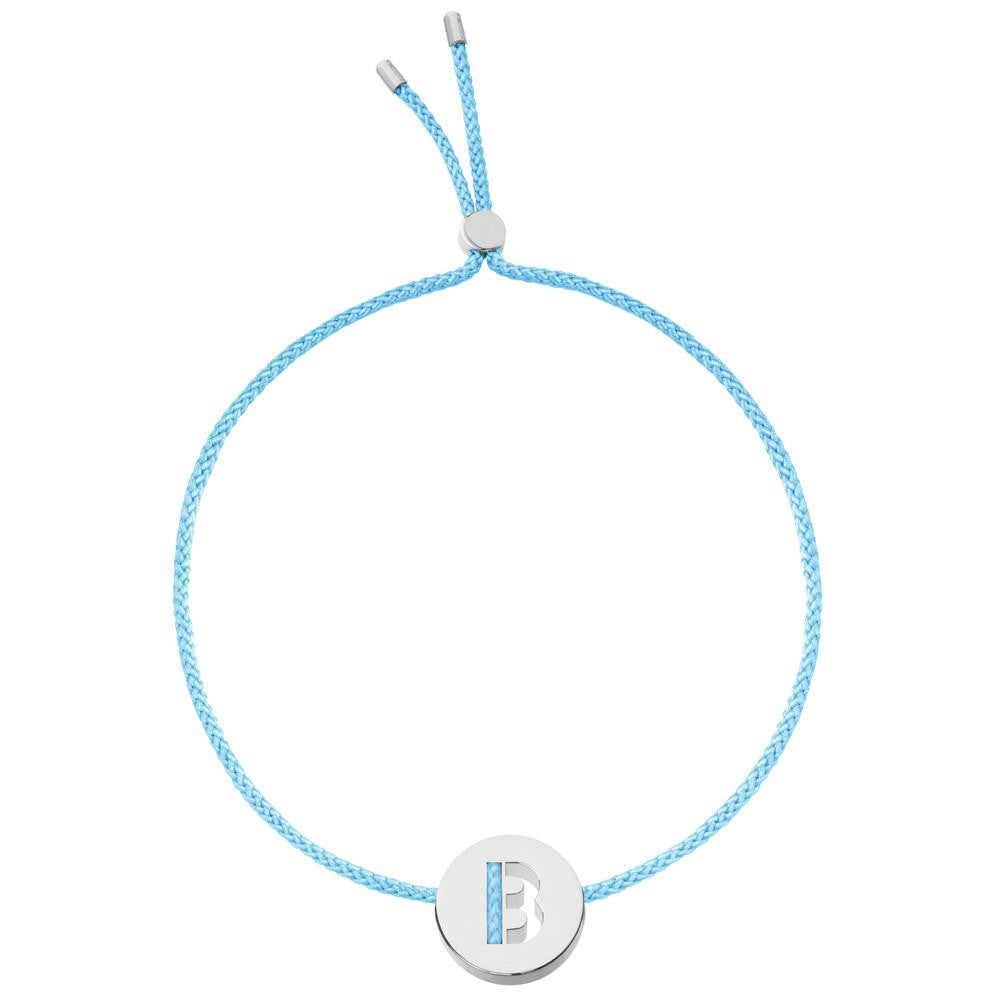 Ruifier ABC's B Cord Bracelet Turquoise Sterling Silver