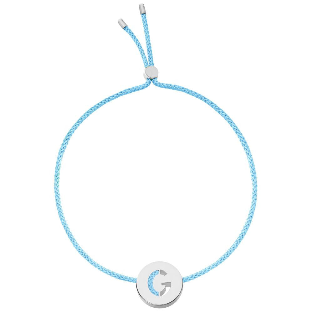Ruifier ABC's G Cord Bracelet Turquoise Sterling Silver
