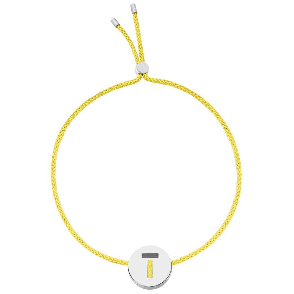 Ruifier ABC's T Cord Bracelet Yellow Sterling Silver