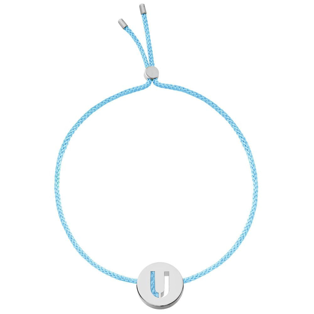 Ruifier ABC's U Cord Bracelet Turquoise Sterling Silver