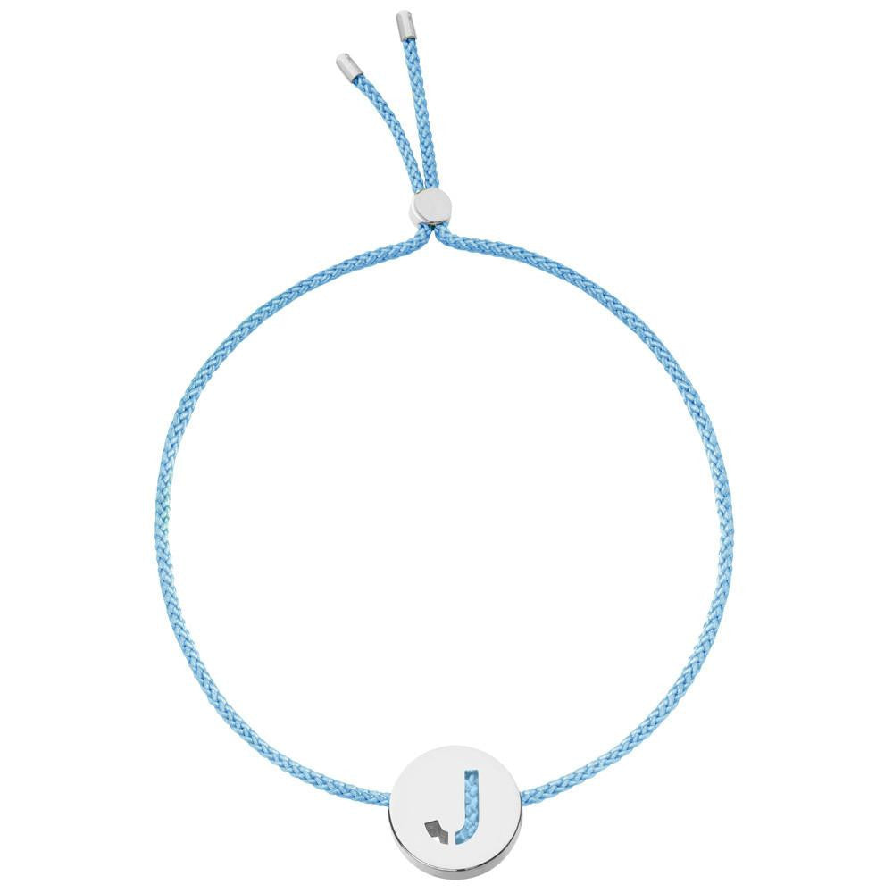 Ruifier ABC's J Cord Bracelet Sky Blue Sterling Silver