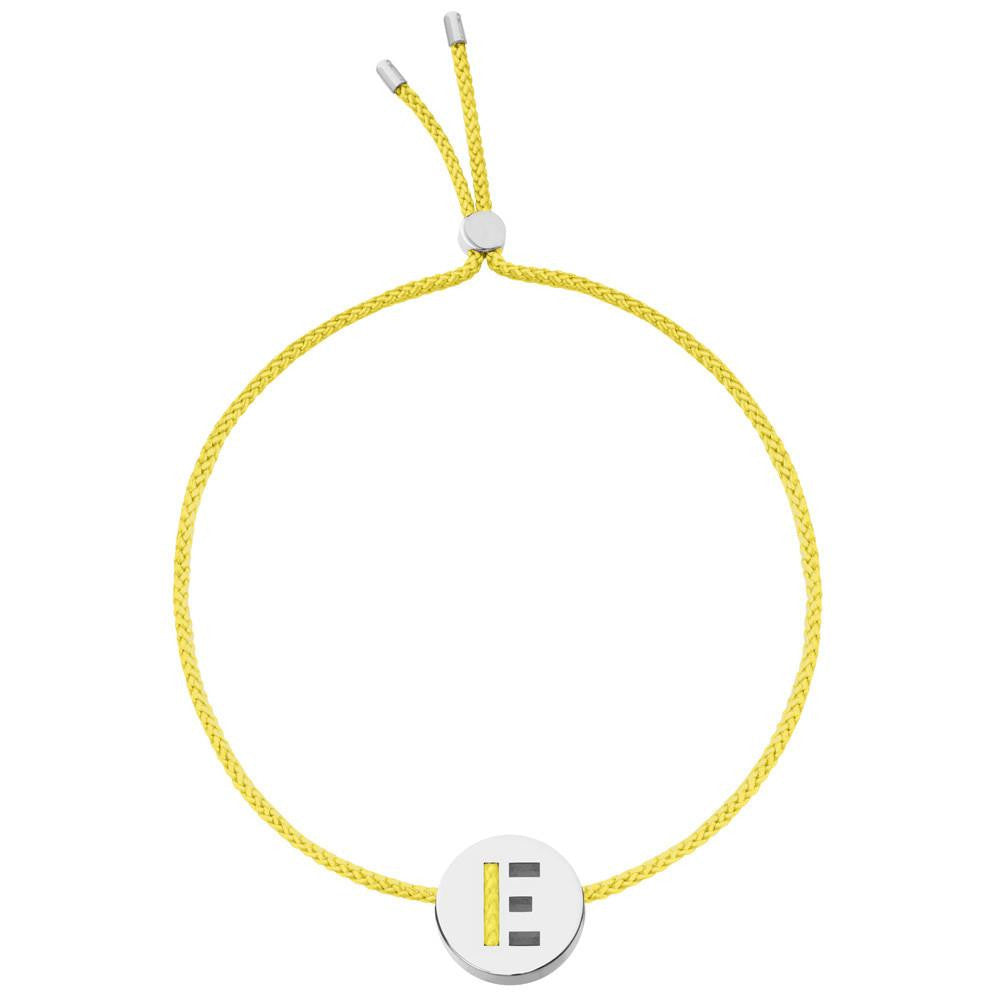Ruifier ABC's E Cord Bracelet Yellow Sterling Silver
