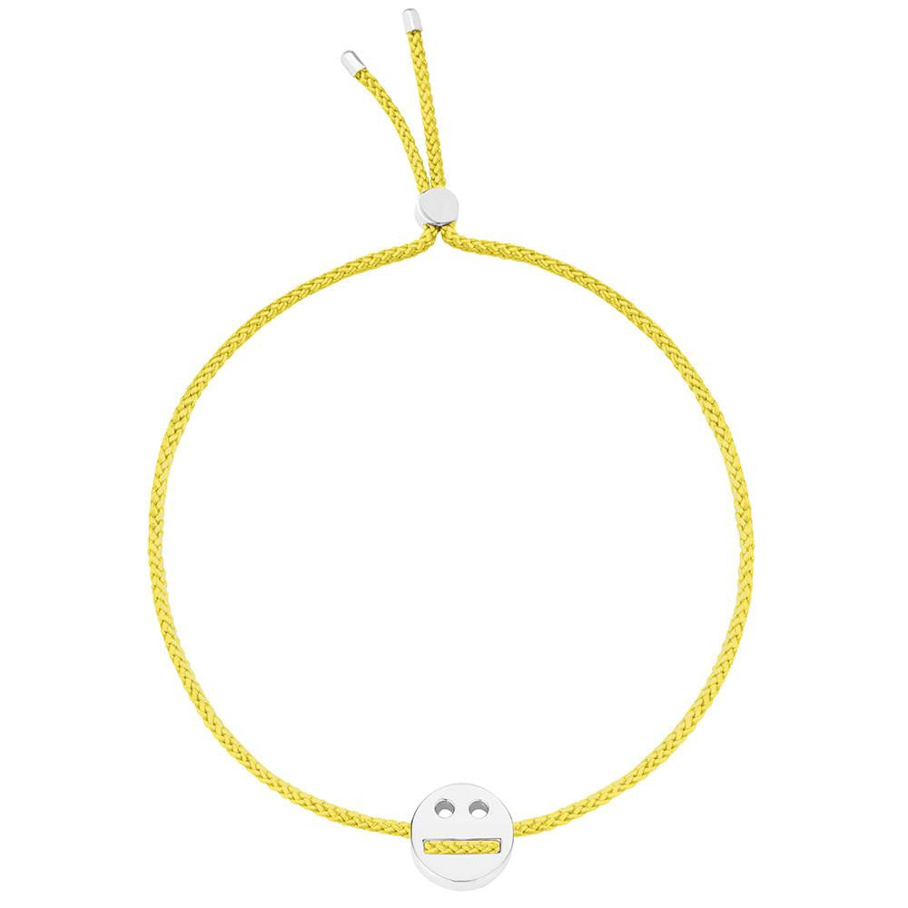 Ruifier Friends Thoughtful Cord Bracelet Yellow Sterling Silver