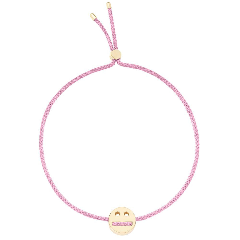 Ruifier Friends Thoughtful Cord Bracelet Rose Pink Yellow Gold