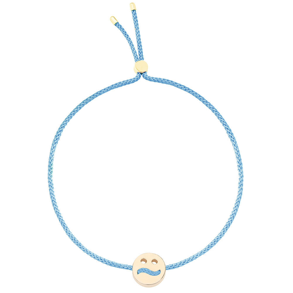 1 Ruifier Friends Ditzy Cord Bracelet Sky Blue Yellow Gold