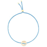 1 Ruifier Friends Ditzy Cord Bracelet Sky Blue Yellow Gold