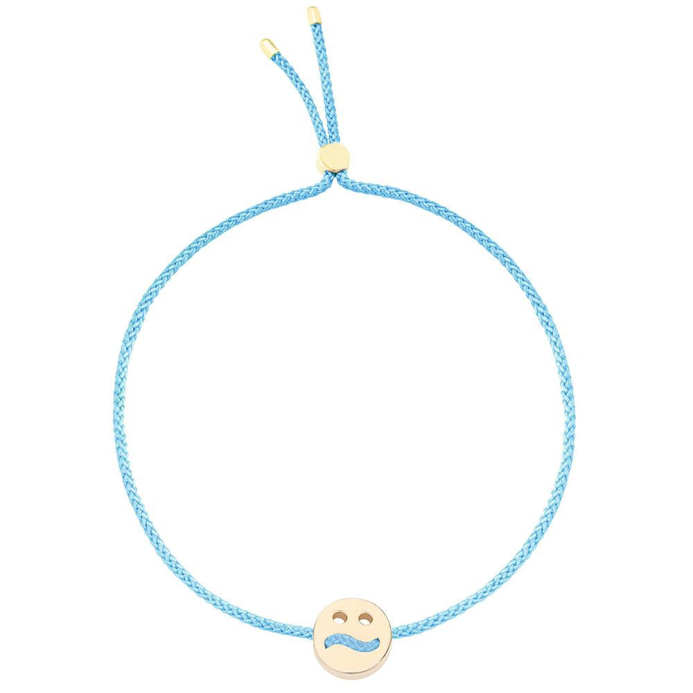 Ruifier Friends Ditzy Cord Bracelet Turquoise Yellow Gold