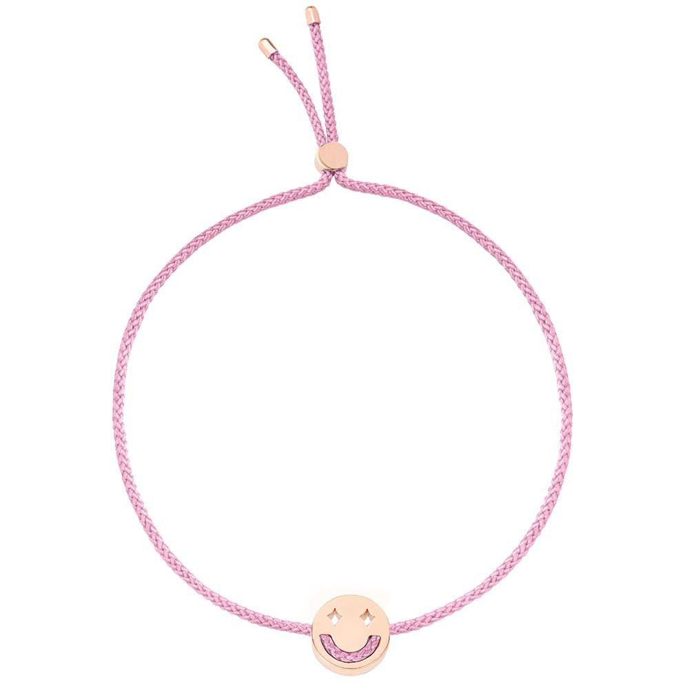 Ruifier Friends Dreamy Cord Bracelet Rose Pink Gold