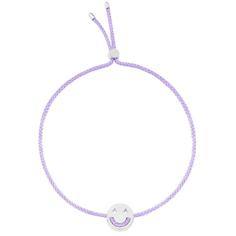 Ruifier Friends Dreamy Cord Bracelet Lilac Sterling Silver