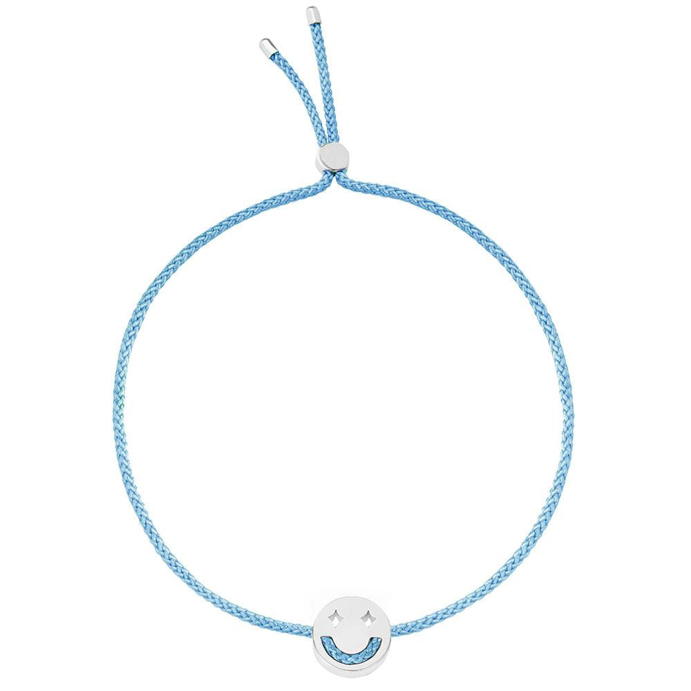 Ruifier Friends Dreamy Cord Bracelet Sky Blue Sterling Silver