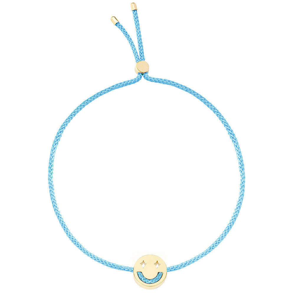 Ruifier Friends Dreamy Cord Bracelet Turquoise Yellow Gold