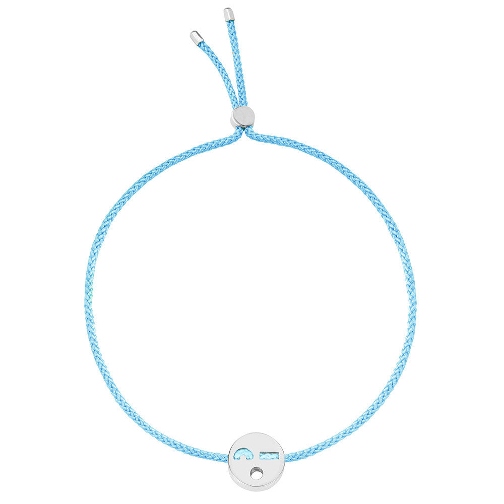 Ruifier Friends Flirty Cord Bracelet Turquoise Sterling Silver