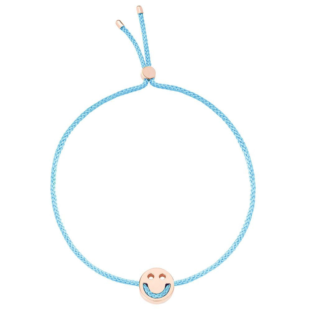 Ruifier Friends Happy Cord Bracelet Turquoise Rose Gold