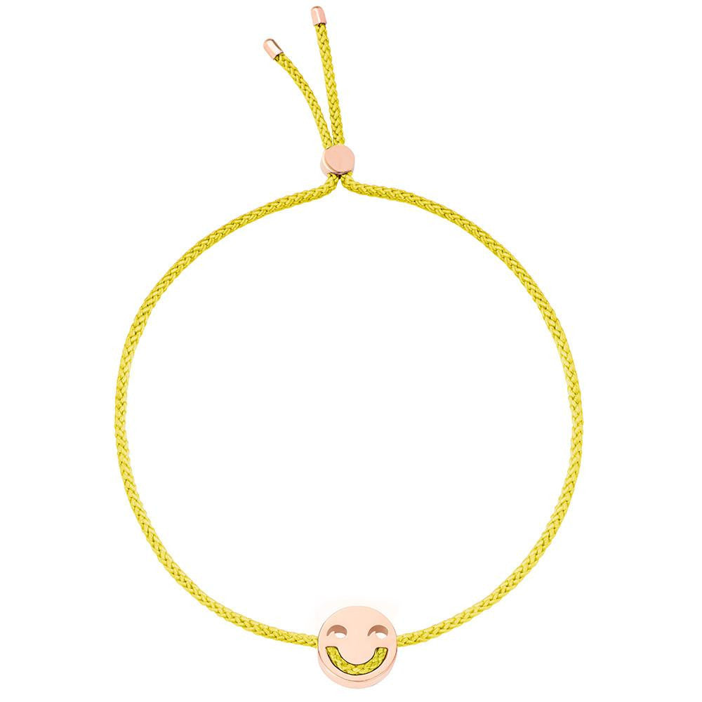 Ruifier Friends Jokey Cord Bracelet Yellow Rose Gold