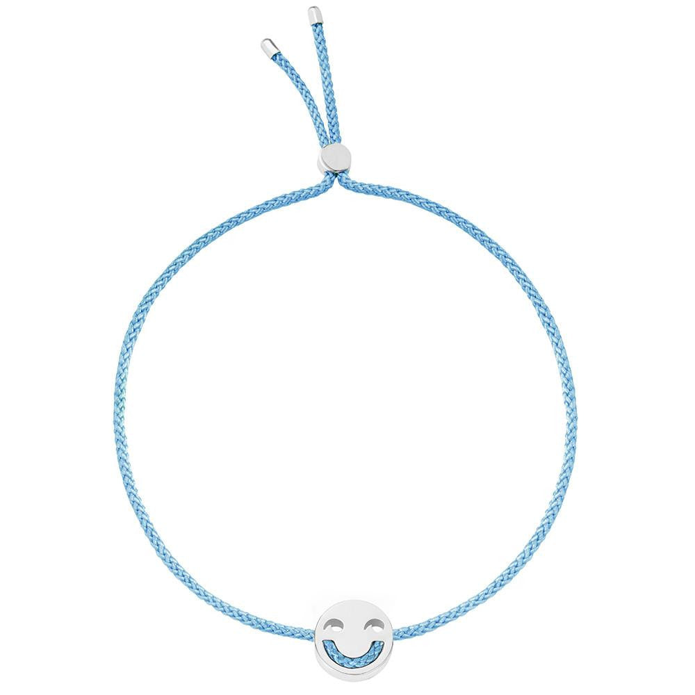 Ruifier Friends Jokey Cord Bracelet Sky Blue Sterling Silver