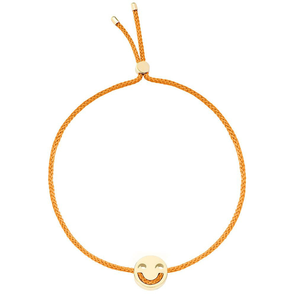 Ruifier Friends Jokey Cord Bracelet Orange Yellow Gold