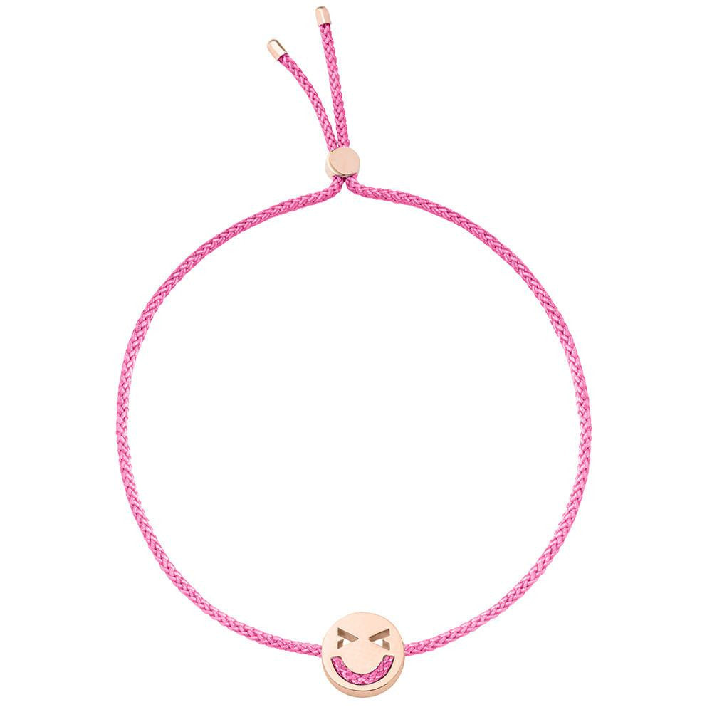 Ruifier Friends Merry Cord Bracelet Pink Rose Gold