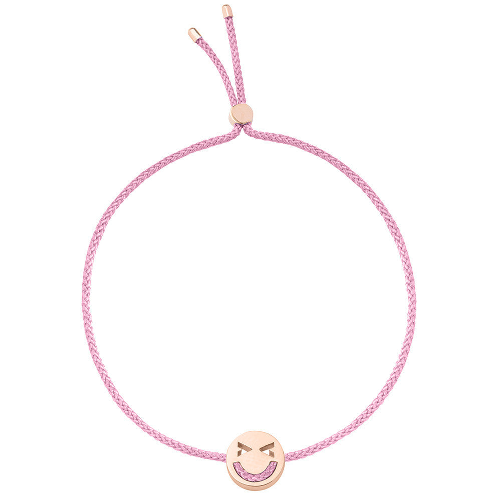 Ruifier Friends Merry Cord Bracelet Rose Pink Gold