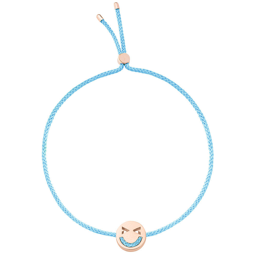 Ruifier Friends Merry Cord Bracelet Turquoise Rose Gold