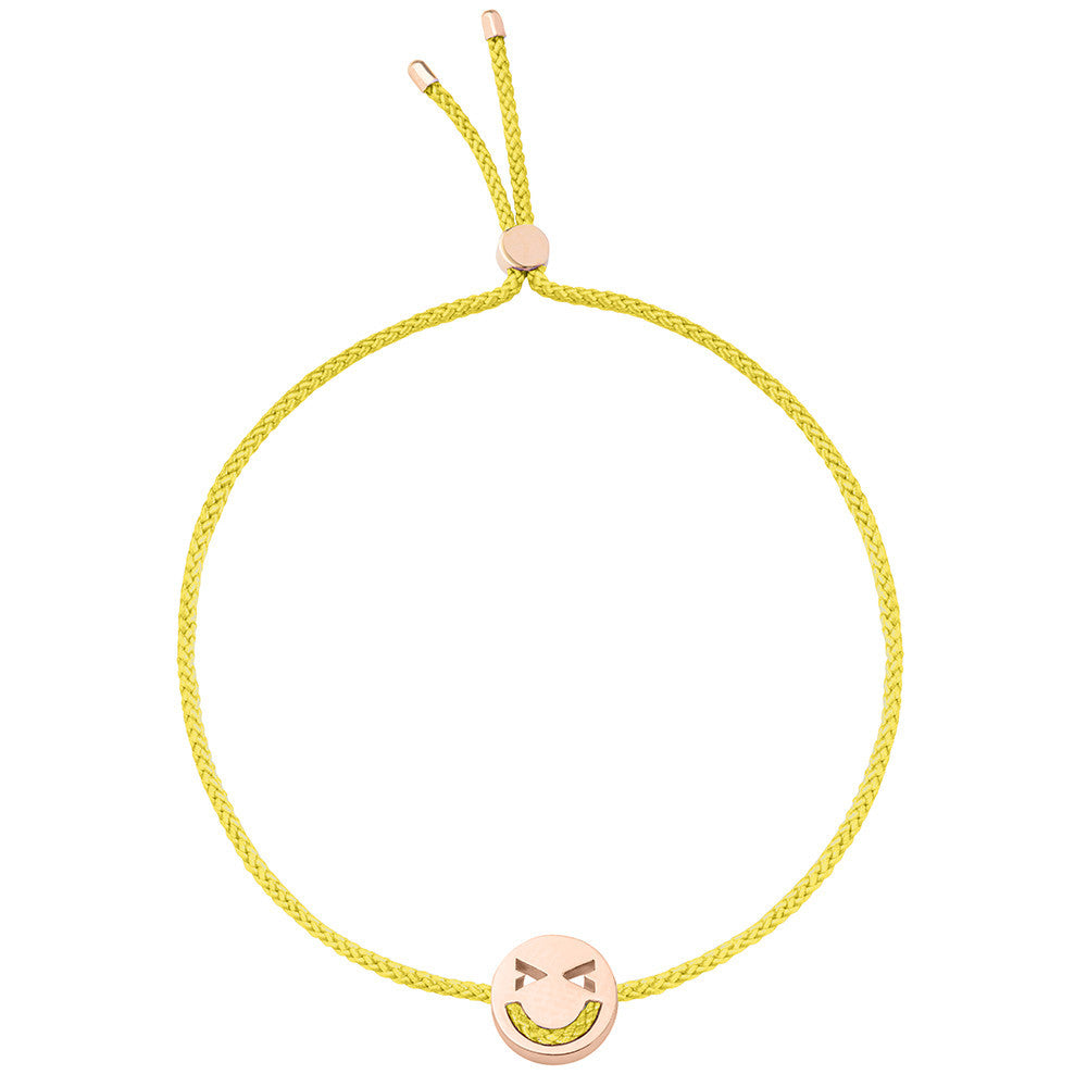 Ruifier Friends Merry Cord Bracelet Yellow Rose Gold
