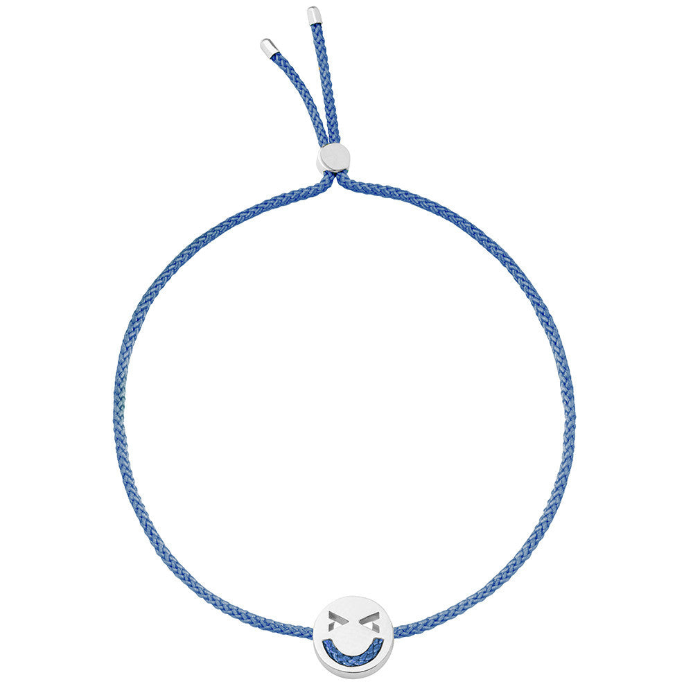 1 Ruifier Friends Merry Cord Bracelet Dusky Blue Sterling Silver