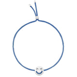 1 Ruifier Friends Merry Cord Bracelet Dusky Blue Sterling Silver