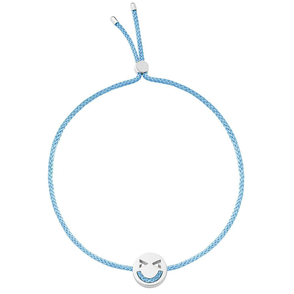Ruifier Friends Merry Cord Bracelet Sky Blue Sterling Silver