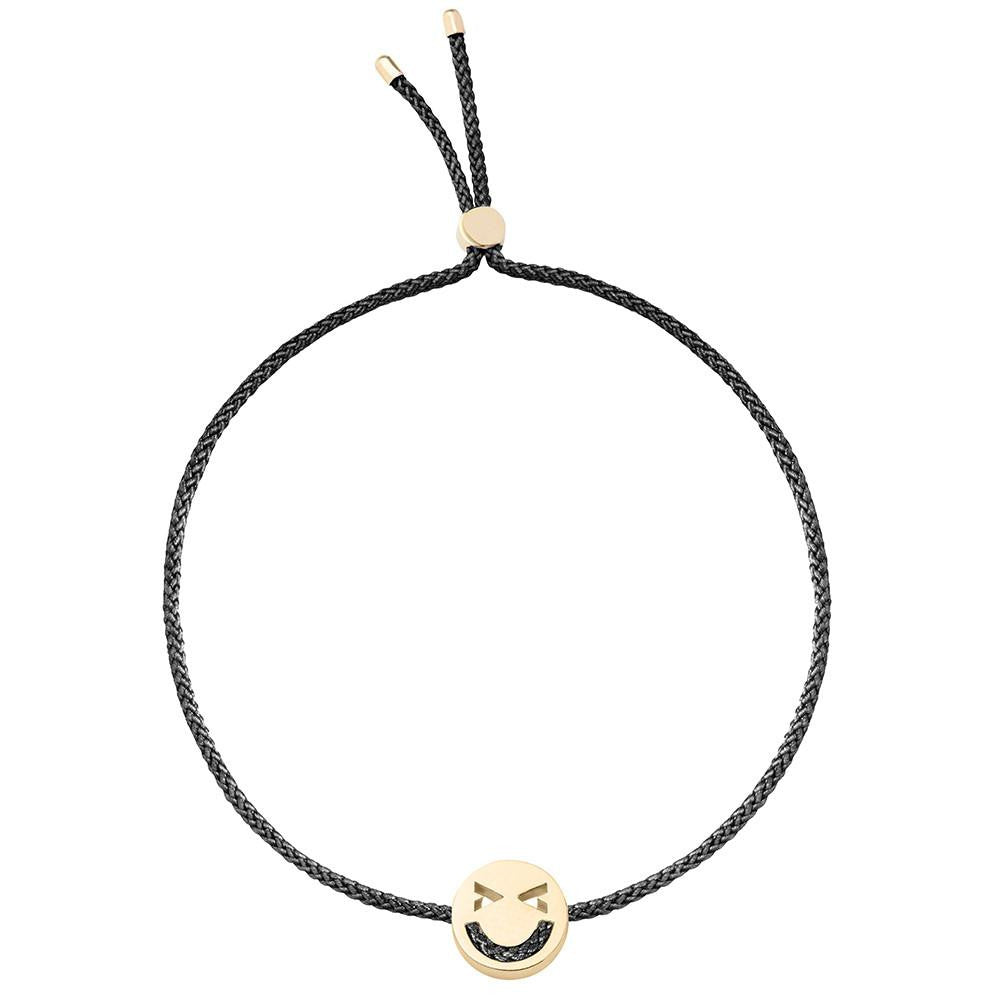 Ruifier Friends Merry Cord Bracelet Black Yellow Gold