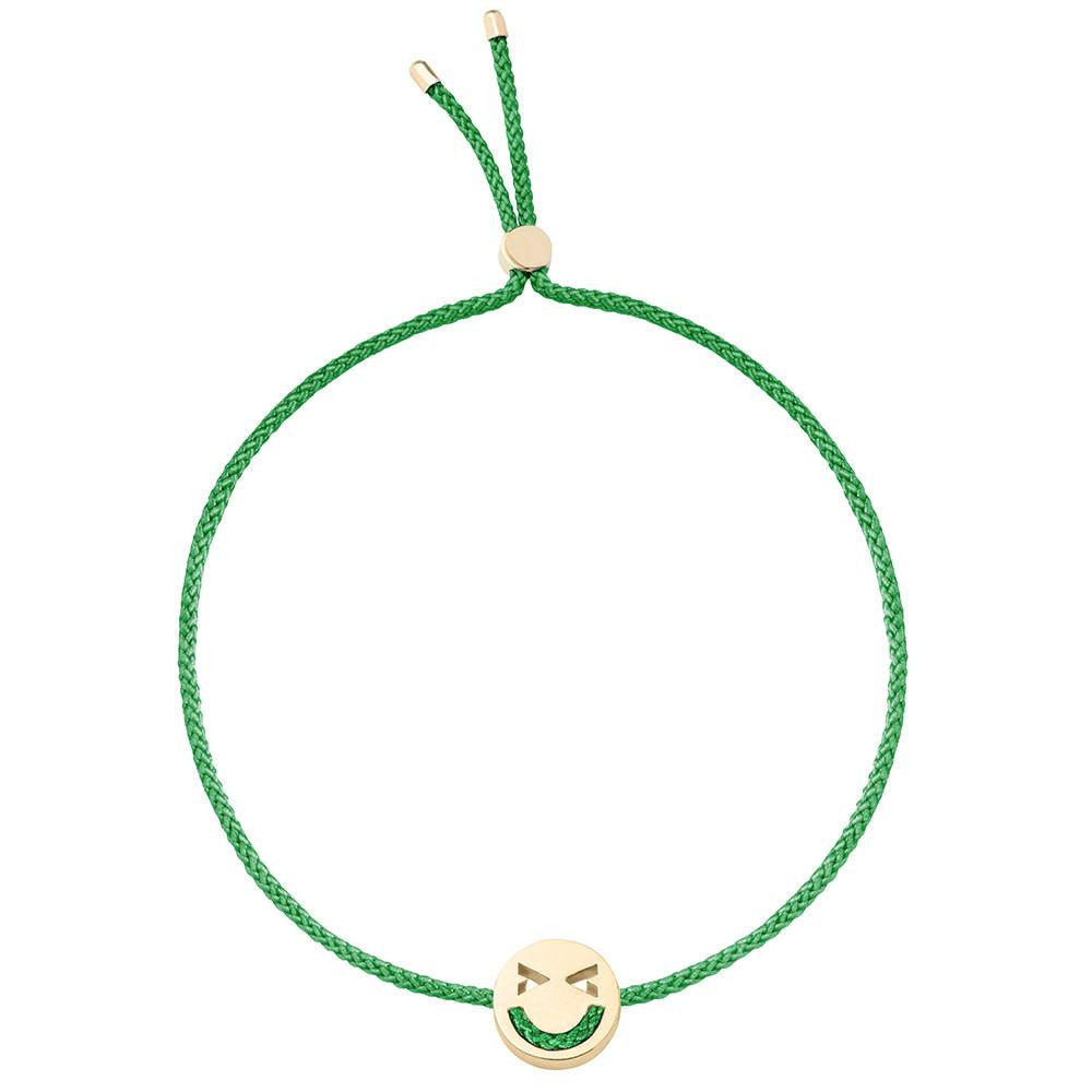 Ruifier Friends Merry Cord Bracelet Green Yellow Gold