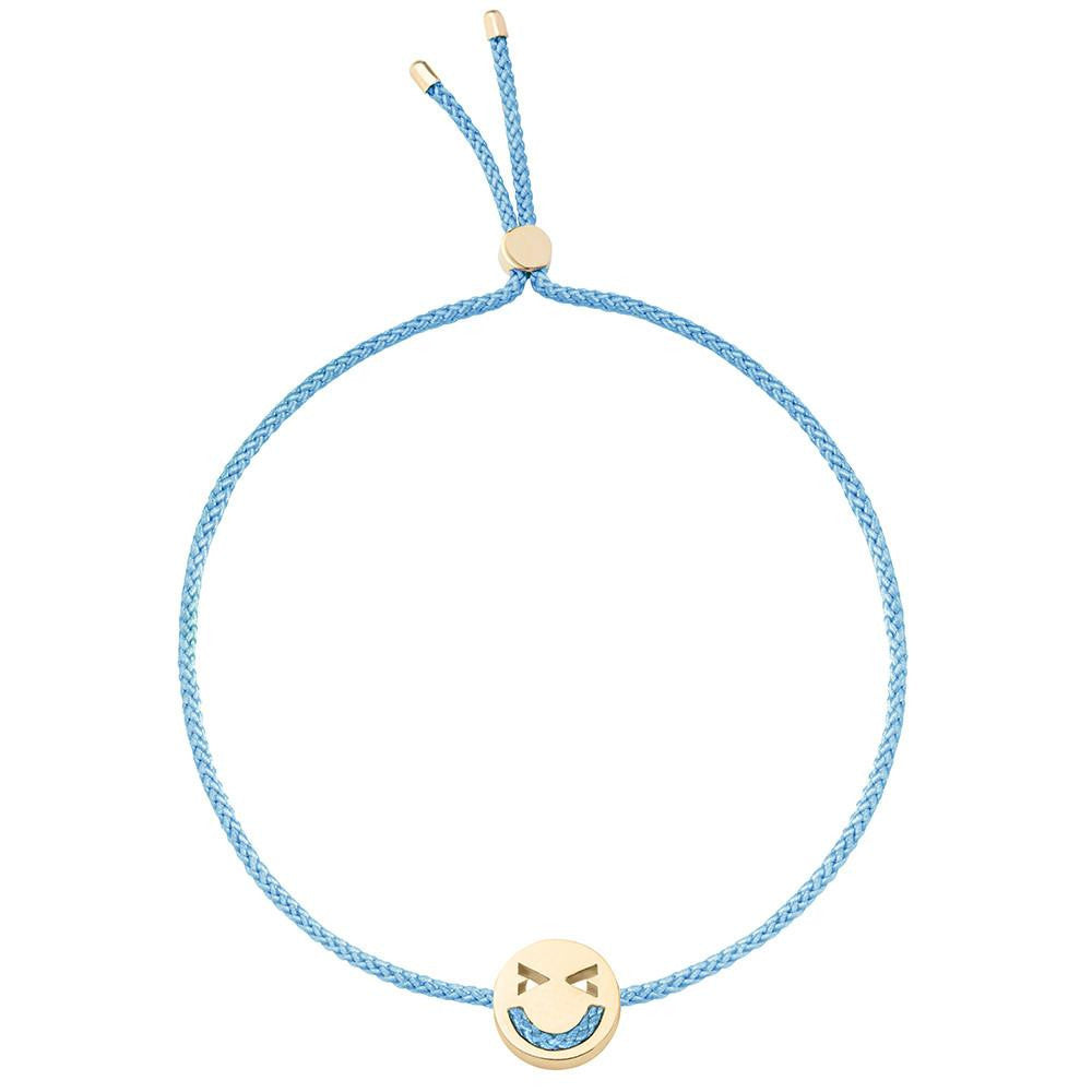 Ruifier Friends Merry Cord Bracelet Sky Blue Yellow Gold