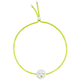 1 Ruifier Friends Quirky Cord Bracelet Lime Green Sterling Silver