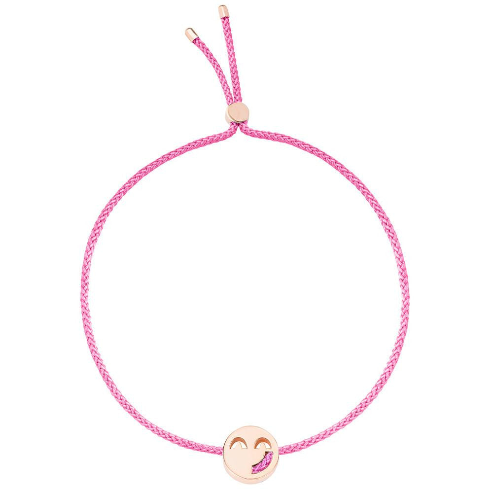 Ruifier Friends Sassy Cord Bracelet Pink Rose Gold