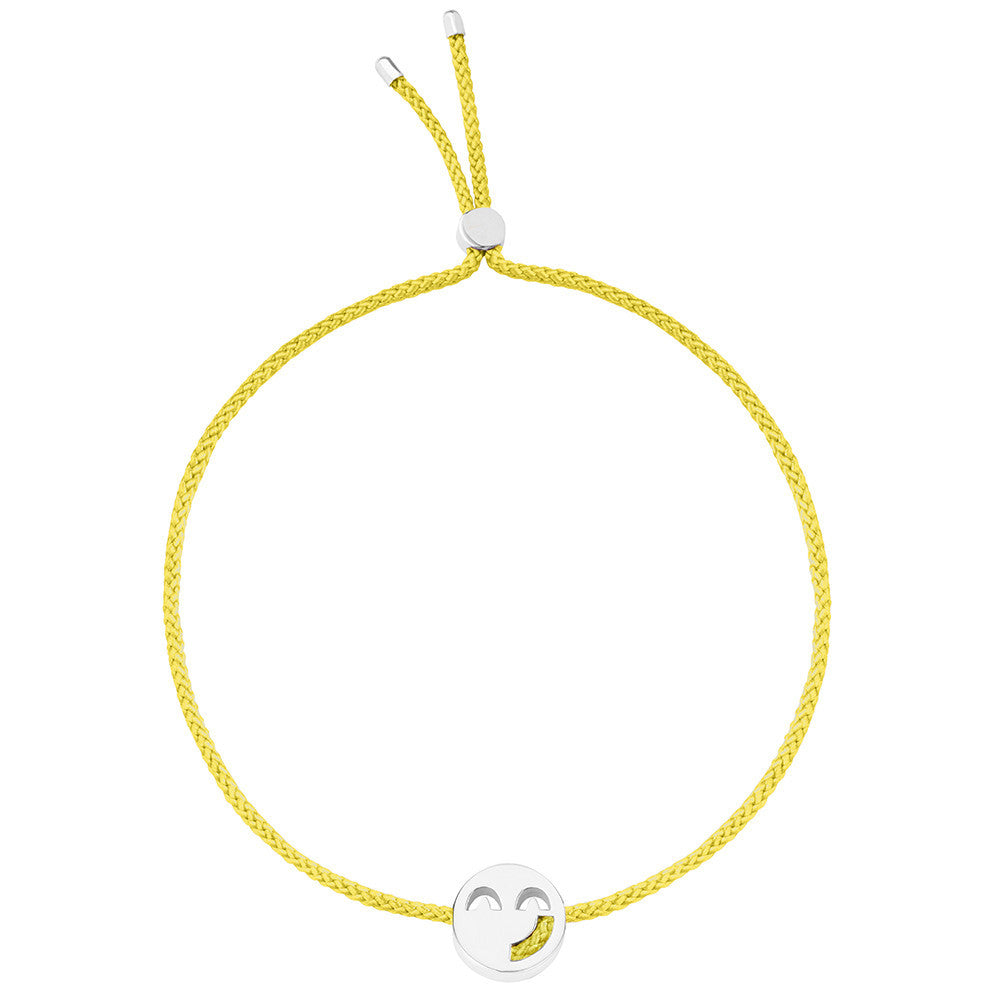 Ruifier Friends Sassy Cord Bracelet Yellow Sterling Silver