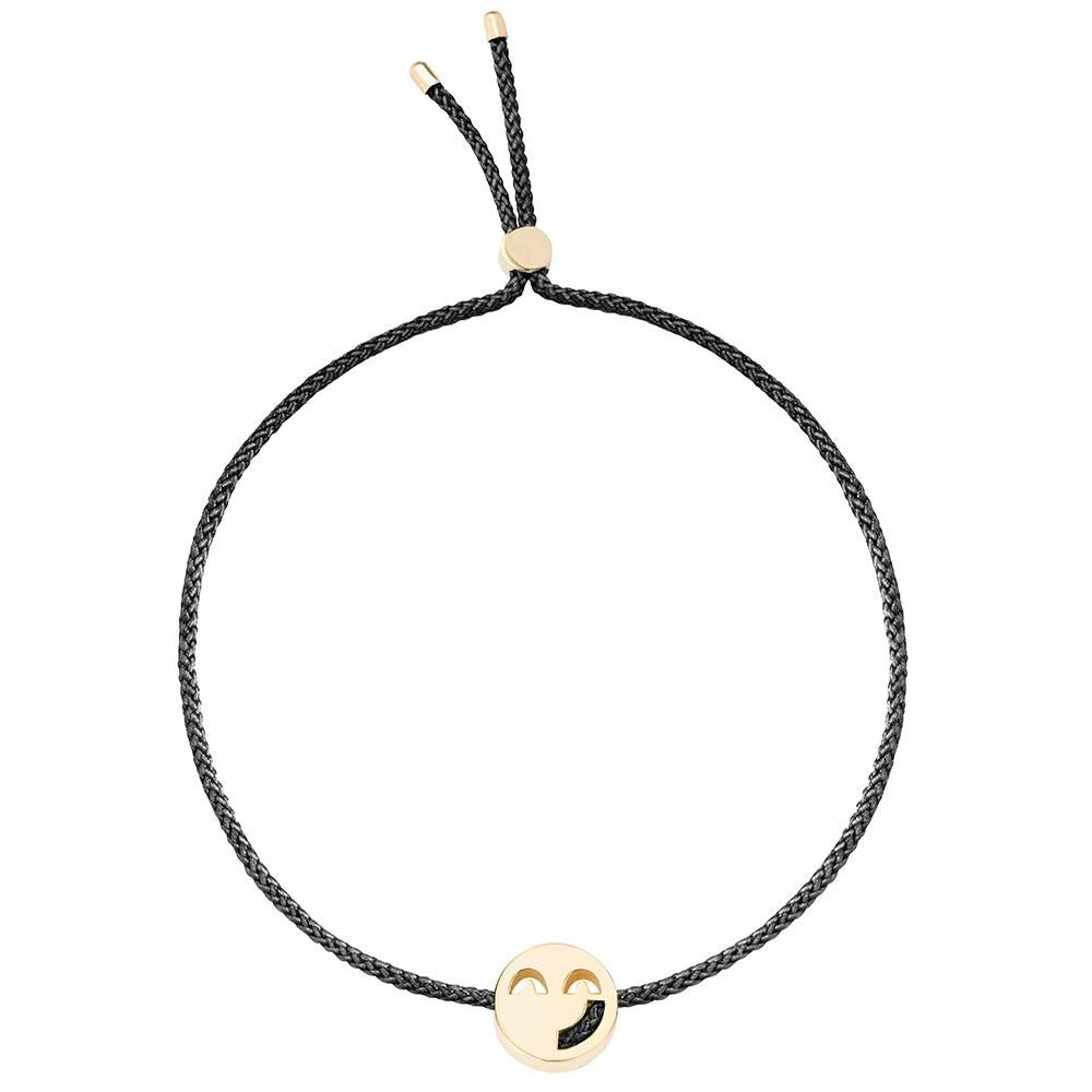 Ruifier Friends Sassy Cord Bracelet Black Yellow Gold