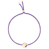 1 Ruifier Friends Sassy Cord Bracelet Purple Yellow Gold