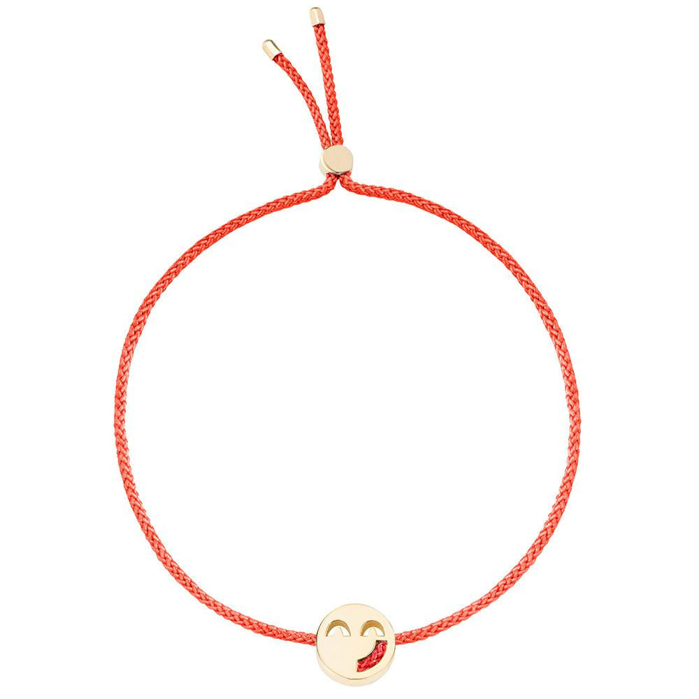 Ruifier Friends Sassy Cord Bracelet Red Yellow Gold