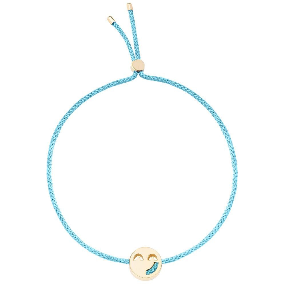 Ruifier Friends Sassy Cord Bracelet Turquoise Yellow Gold