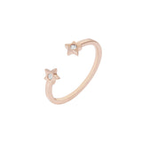 ELEMENTS Diamond Star Ring