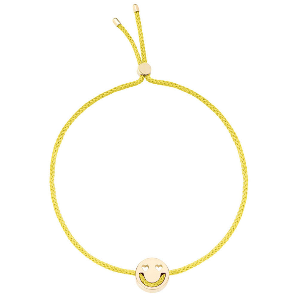 Ruifier Friends Smitten Cord Bracelet Yellow Gold