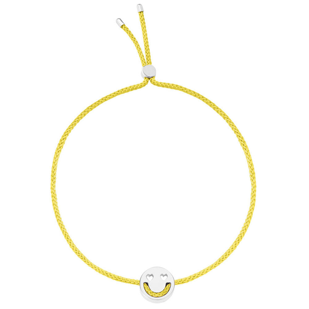 Ruifier Friends Smitten Cord Bracelet Yellow Sterling Silver