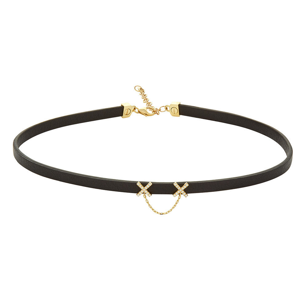 ELEMENTS X2 Eyes Diamond Choker