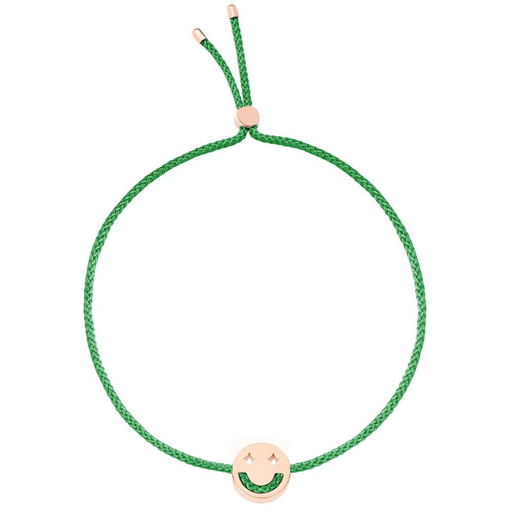 Ruifier Friends Dreamy Cord Bracelet Green Rose Gold