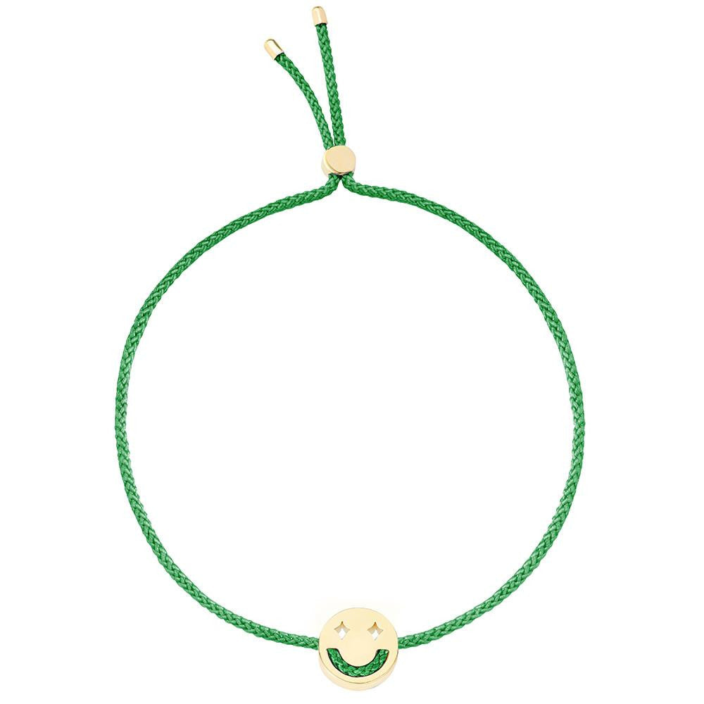 Ruifier Friends Dreamy Cord Bracelet Green Yellow Gold