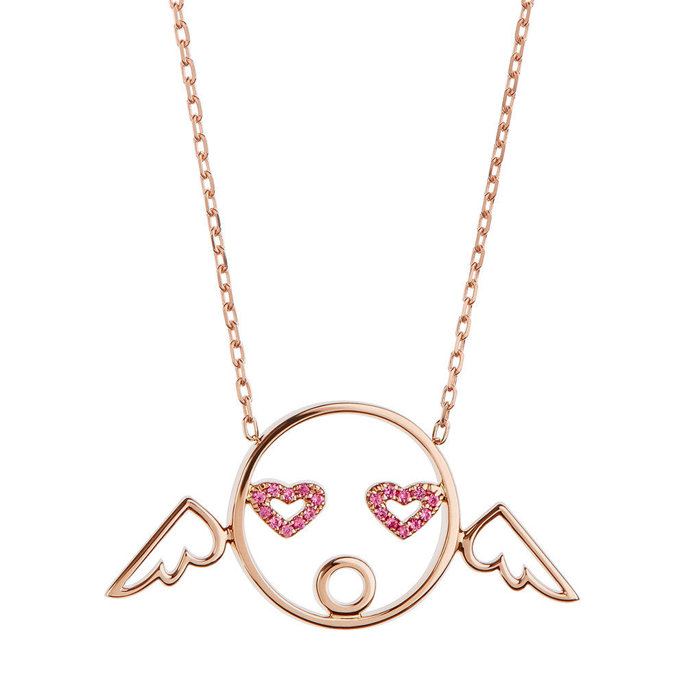MOYEN Cupid Pendant Rose Gold