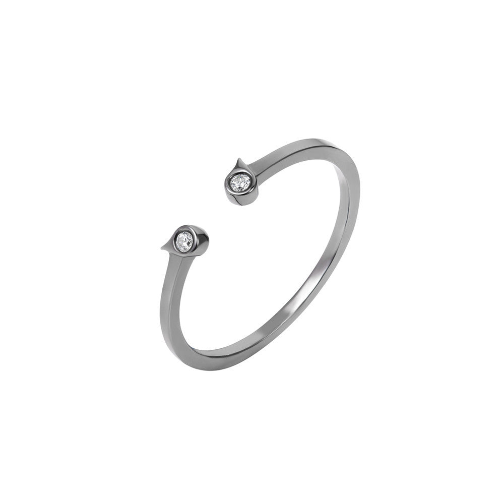ELEMENTS Black Cat's Eye Ring